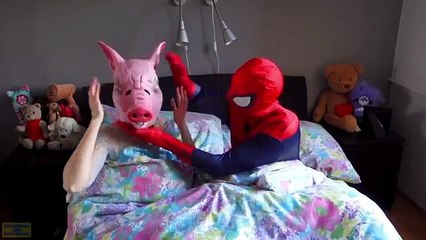 Frozen Elsa and Anna Become Mermaids in real life! Spiderman vs Maleficent and Pink spider