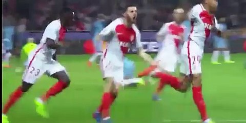 اهداف موناكو 2 - 0 مانشستر سيتي  15-3-2017