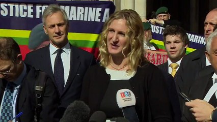 BBC News_Claire Blackman, Marine A's wife - We are delighted at the judges' decision 15Mar17
