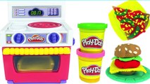 Comida de Plastilina Cocinita y Microondas de Juguete Play Doh Food Hamburger Pizza Hambur