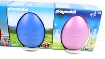 Giant Surprise Eggs Playmobil Toys Set Opening egg - playdoh icecream