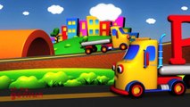 Mega Truck Alphabet Part 3 | Learn ABCs with Monster Trucks & More for Kids