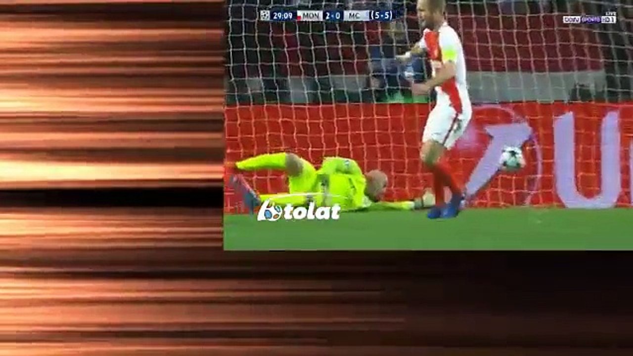 اهداف موناكو 3 - 1 مانشستر سيتي في دوري الابطال 15-3-2017