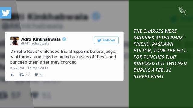 Case dismissed: Darrelle Revis' friend takes fall for altercation