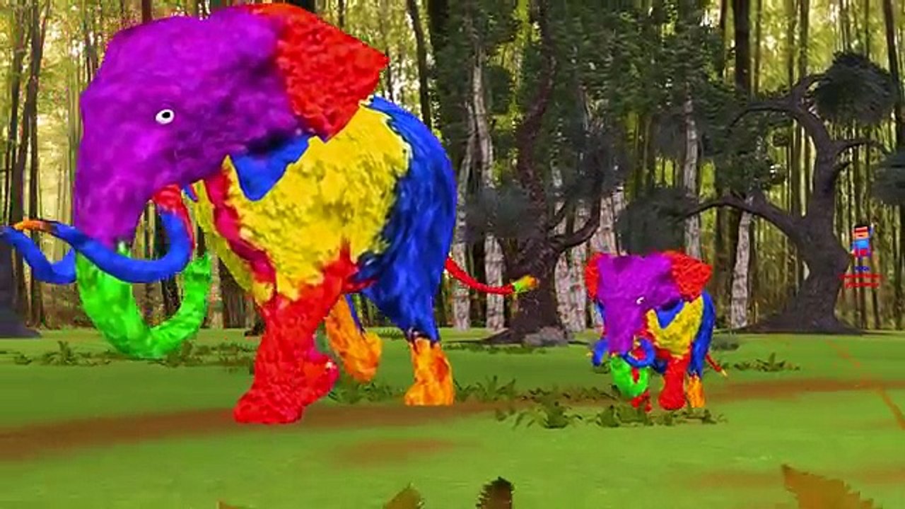 Colors Spiderman T-Rex Vs Gorilla Elephant Finger Family Nursery Rhymes | Surprise Eggs Di