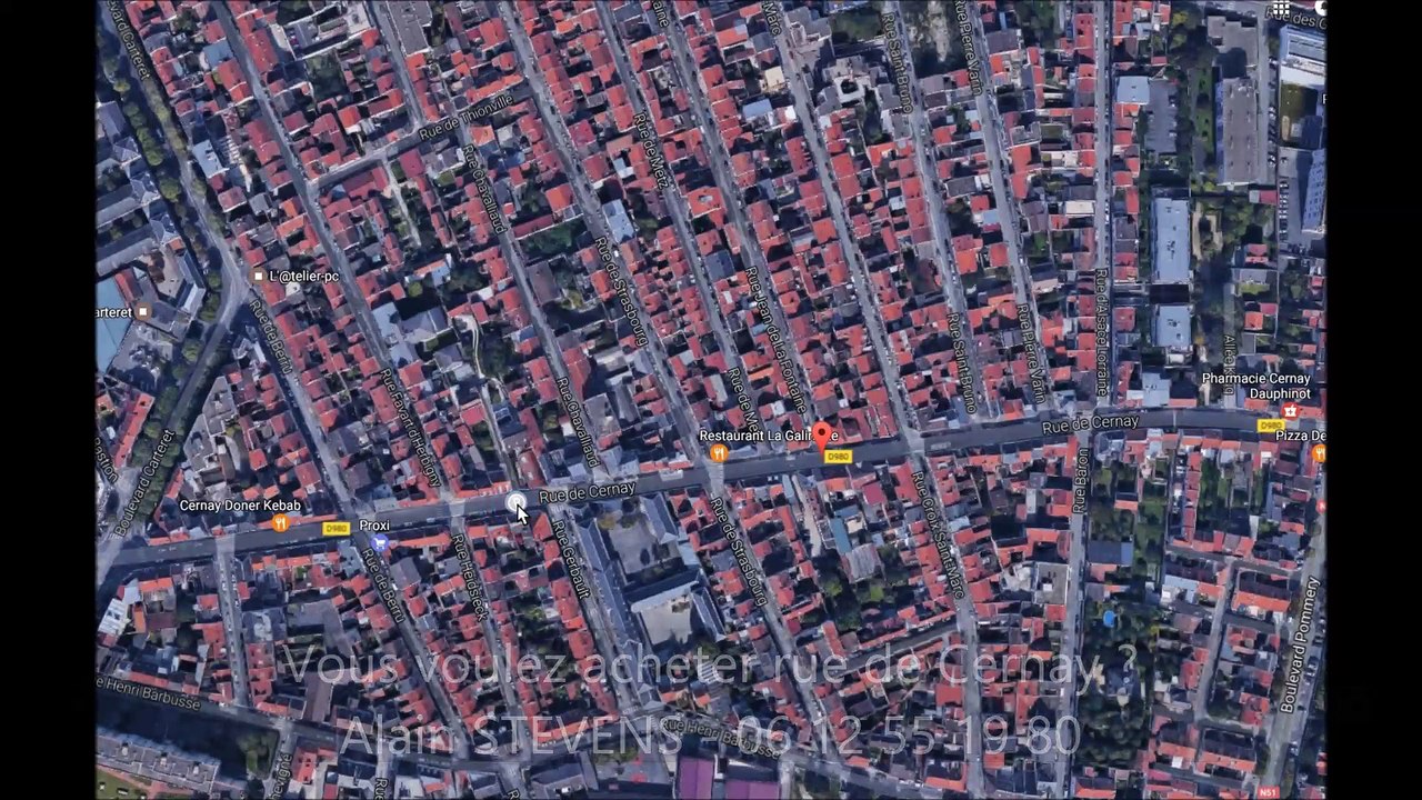 Achetez votre appartement à Reims rue de Cernay. immobilier secteur Cernay - reims.me