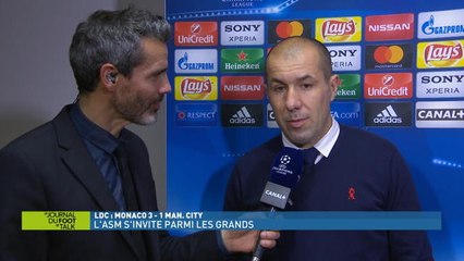 Champions League - Monaco / Manchester City - La réaction de Leonardo Jardim après la qualification de Mona...