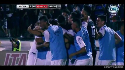 ABC vs São Paulo  1-0 Gol Marcio Passos Copa do Brasil 15.03.2017 (HD)