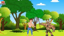 Finger Family Epic Battles Crazy Gorilla Vs Bull Man | Finger Family Nursery Rhymes