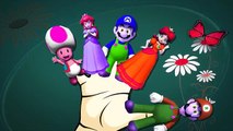Finger Family Nursery Rhymes For Children Super Mario Cartoons For Kids | Finger Family Rhymes