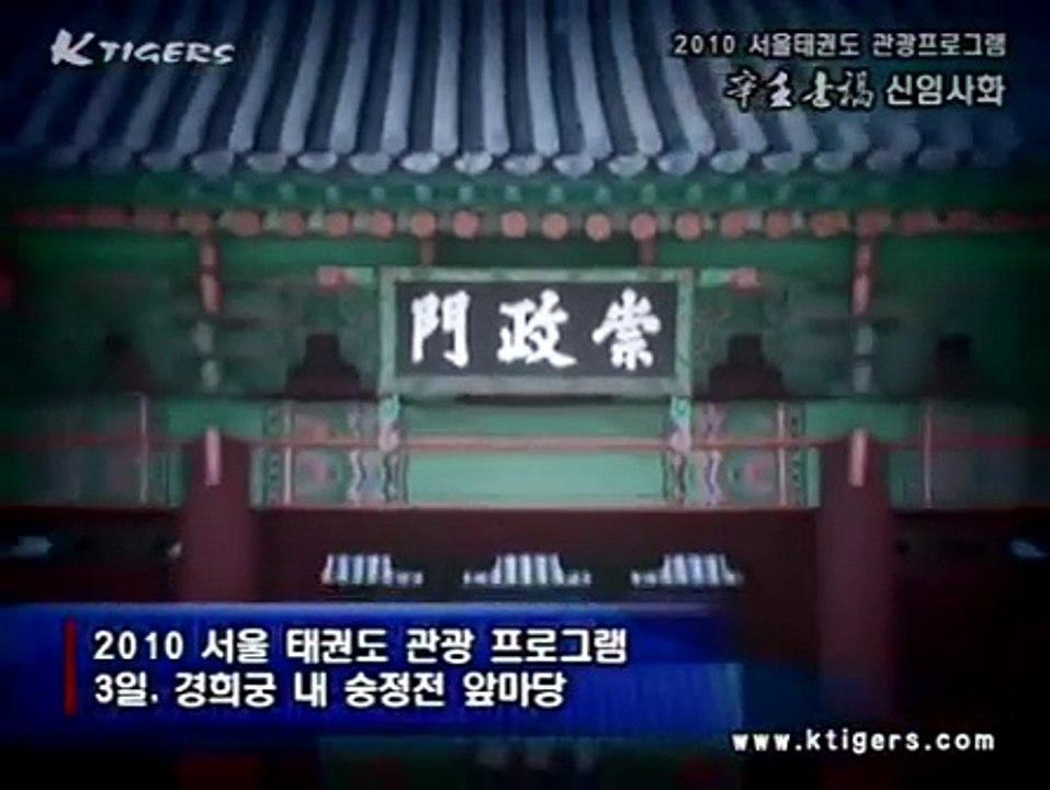 2010 신임사화 태권도 궁궐 퍼포먼스