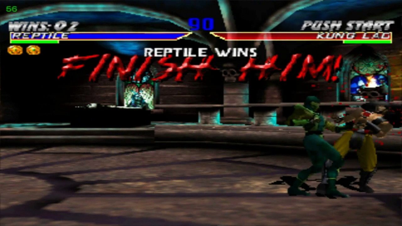 Mortal Kombat 4 Gold Reptile+Ending