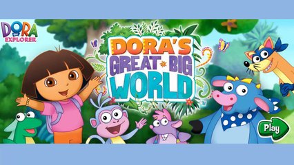 Dora the Explorer - Doras Great Big World. Christmas. Kids Games online