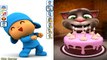 Learn Colors ABC Talking Tom Cat Talking Pocoyo Colors Reaction Compilation Funny Videos 2