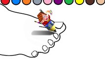 Искусство Дети цвета цвета для Дети Узнайте обучение гвоздь Кому Это видео с