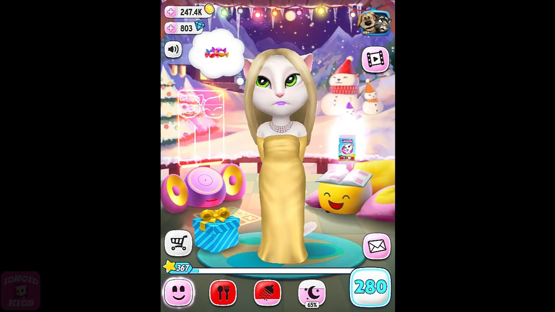 ⁣Мой Говоря Анджела Игры уровень Прекрасно макияж Лучший Игры для Дети