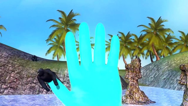 Crazy Gorilla Vs Dinosaurs 3D Animation Video For Children | Dinosaurs Finger Family Nurse