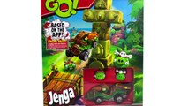 Angry Birds GO! Jenga TOWER KNOCKDOWN Game!