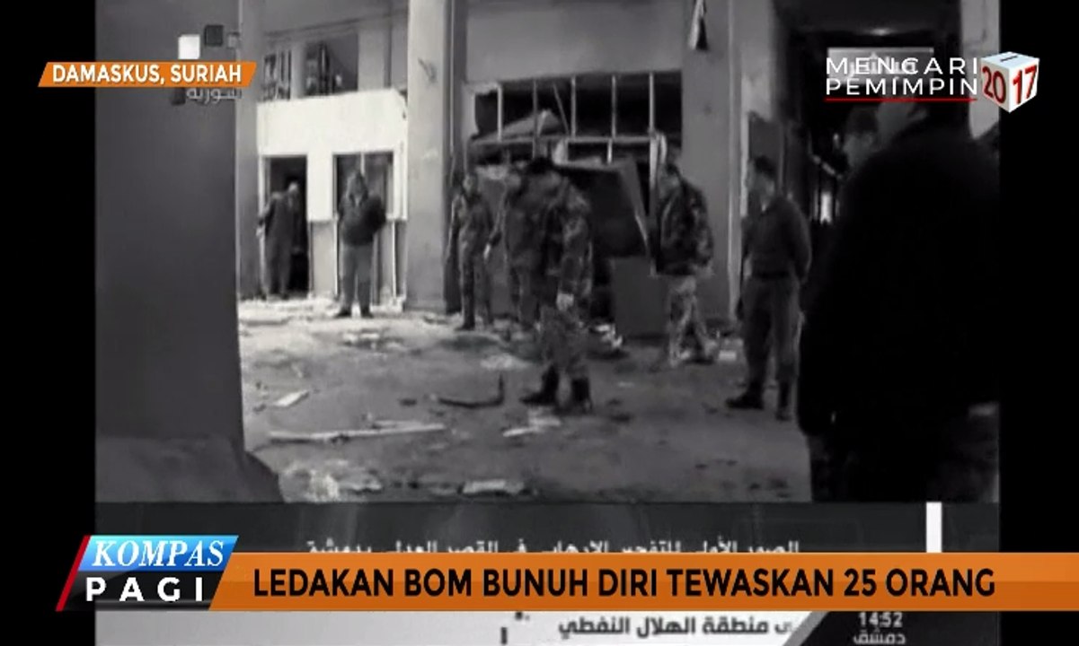 Ledakan di Damaskus Tewaskan 25 Orang