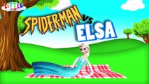 Spiderman and Frozen Elsa vs GIANT HIGH HEEL FOOT - Superheroes Funny Pranks