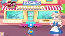 Kids Awesome Elsas Restaurant Compilation Disney Princess Frozen Cooking Games Fun World