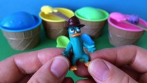 Clay Slime Surprise Eggs Ice Cream Cupcakes / Shopkins Minions Dinosaur Surprise Toys