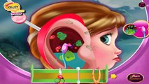 ᴴᴰ ღ Anna Lesión en el Oído de Juego ღ | Disney Frozen | Juegos de Bebé, Juegos de ST