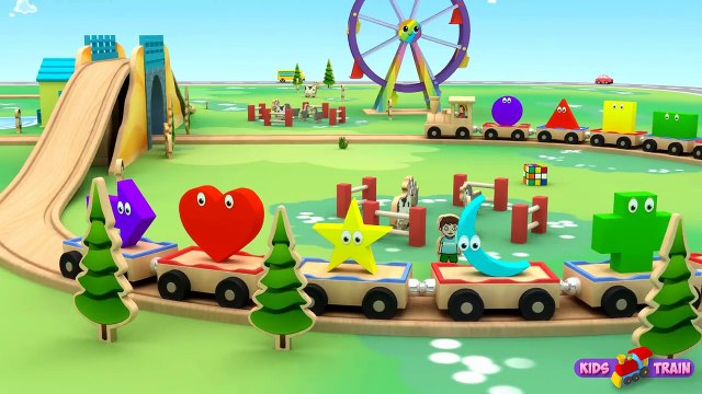 LEARN FRUITS TRAIN SONG - 123 kids tv - Learning fruits for kids | funny fruit children