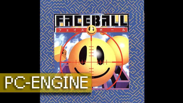 Faceball [Race mode] - PC Engine CD (TurboGrafX-16) (1080p 60fps)