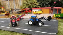 BRUDER toys SNOW tractor crash! Video for kids-_K4ARTWI3_o