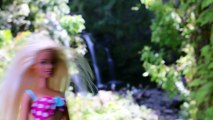Frozen Anna Barbie Hans Kristoff Visit Hawaii Volcanoes National Park DisneyCarToys Disney