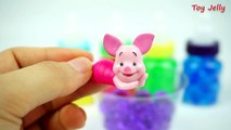 Learn Colors Popsicle Ice Cream Bunny Molds Slime Clay Surprise Toy Play Doh Peppa Pig Coo