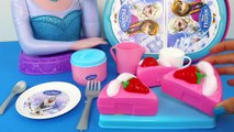 Disney Frozen Picnic Basket Cutting Food Cake and Fruit for Elsa Frozen Elsa Disney theme