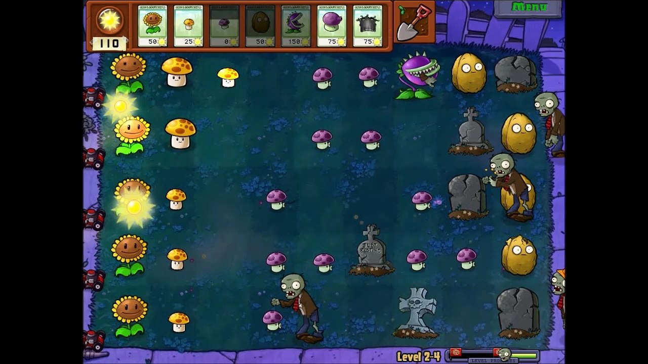 Plants Vs Zombies [PvZ] - [Adventure] - Level 2 - 4
