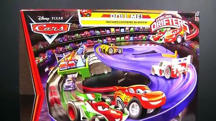 Micro Drifters Motorizado Super Speedway Pista Playset de CARS 2 de Disney Motorzooma Rennbahn