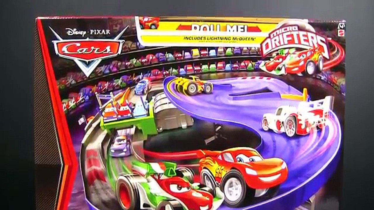 Micro Drifters Motorizado Super Speedway Pista Playset de CARS 2 de Disney Motorzooma Rennbahn