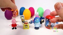 [PlayDoh TV] Kinder Surprise Eggs Hello Kitty Peppa Pig Cars Minions Spiderman Frozen new