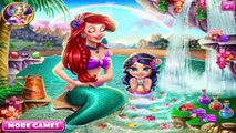 Disney Princess Elsa, Anna, Rapunzel, Ariel and Snow White - Baby Wash Games Bathtime Comp