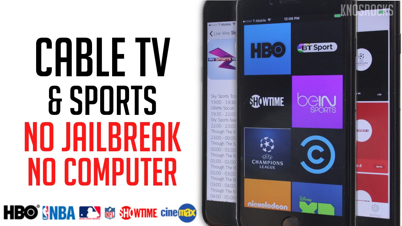 How To Get Live Cable TV & Sports Apps iOS 10.2.1 - 9 / 10 NO Jailbreak Or PC iPhone iPad iPod