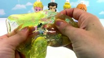 Disney Princess SLIME Surprise Toys Slime Clay Ice Cream Popsicle Molds Frozen Elsa Rainbow Colors-gJGQWtDIq6g