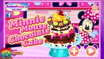 Disney Mickey Mouse Clubhouse Minnie Mouse Sweet Chocolate Cake Cooking Game for Kids Bon