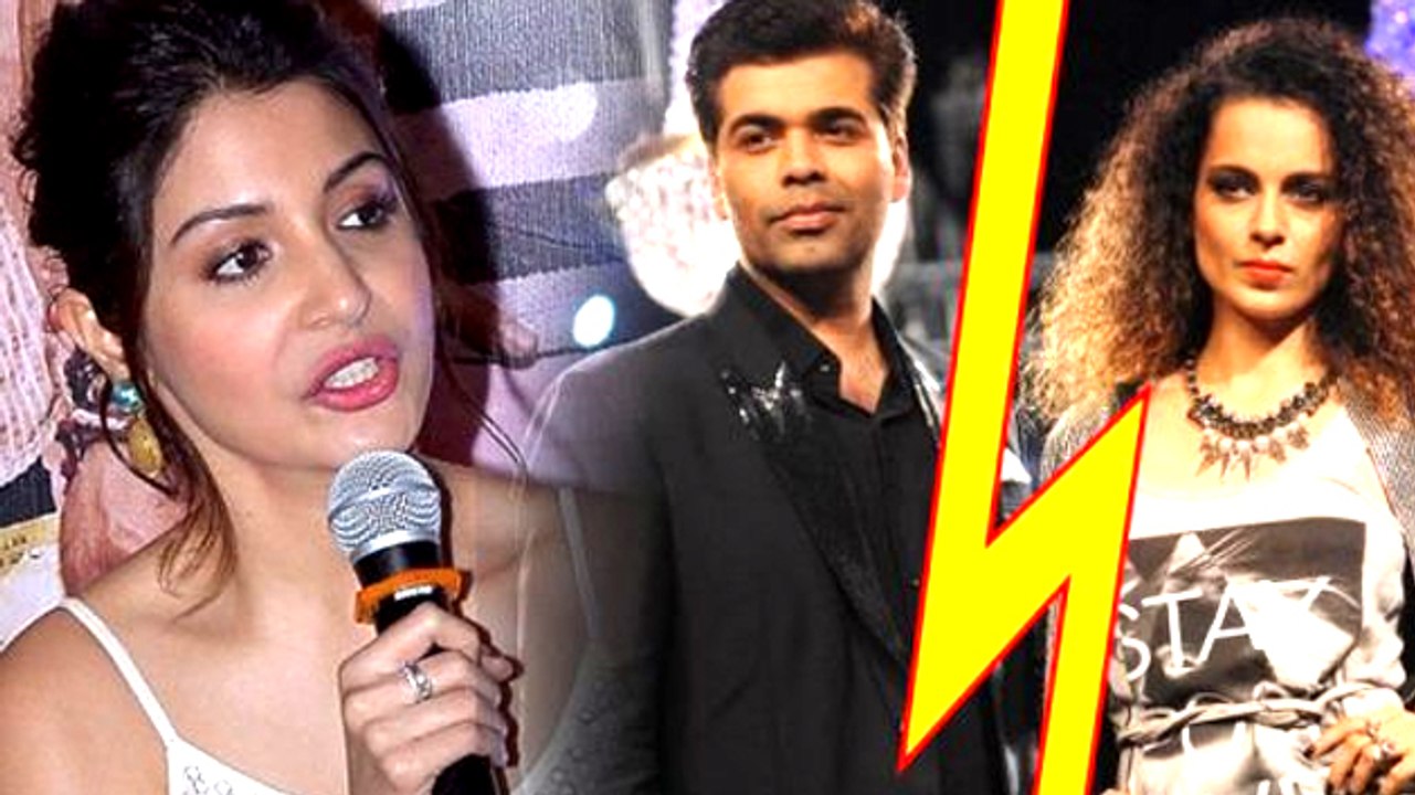 Anushka Sharma's Reaction On Karan-Kangana Fight | Bollywood Buzz