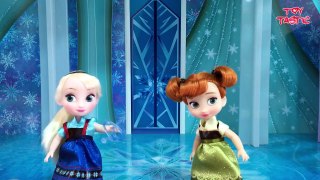 Elsa and Anna Toddlers Playing in the Snow! Do you wann