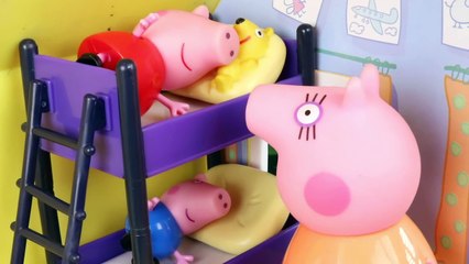 Peppa Pig Toys in English  Peppa Pig cuts Madame Gazelle Clothes _ Toys Videos in Engli