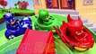PJ Masks Toy Hunt Transforming Playsets and Rival Racers Set with Romeo Lab and Night Ninj