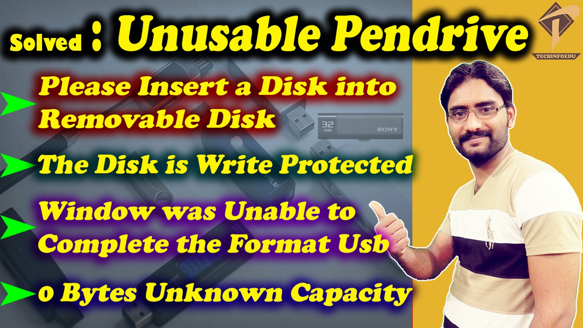 How to Fix/Remove USB Flash Drive/SD Card Error?| Insert a Disk Into  removable Disk - video Dailymotion