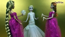 Elsa Gets Married! Frozen Wedding Dress, ft Disney Princess Anna and Kristoff and Rapunzel.-gBkh_O