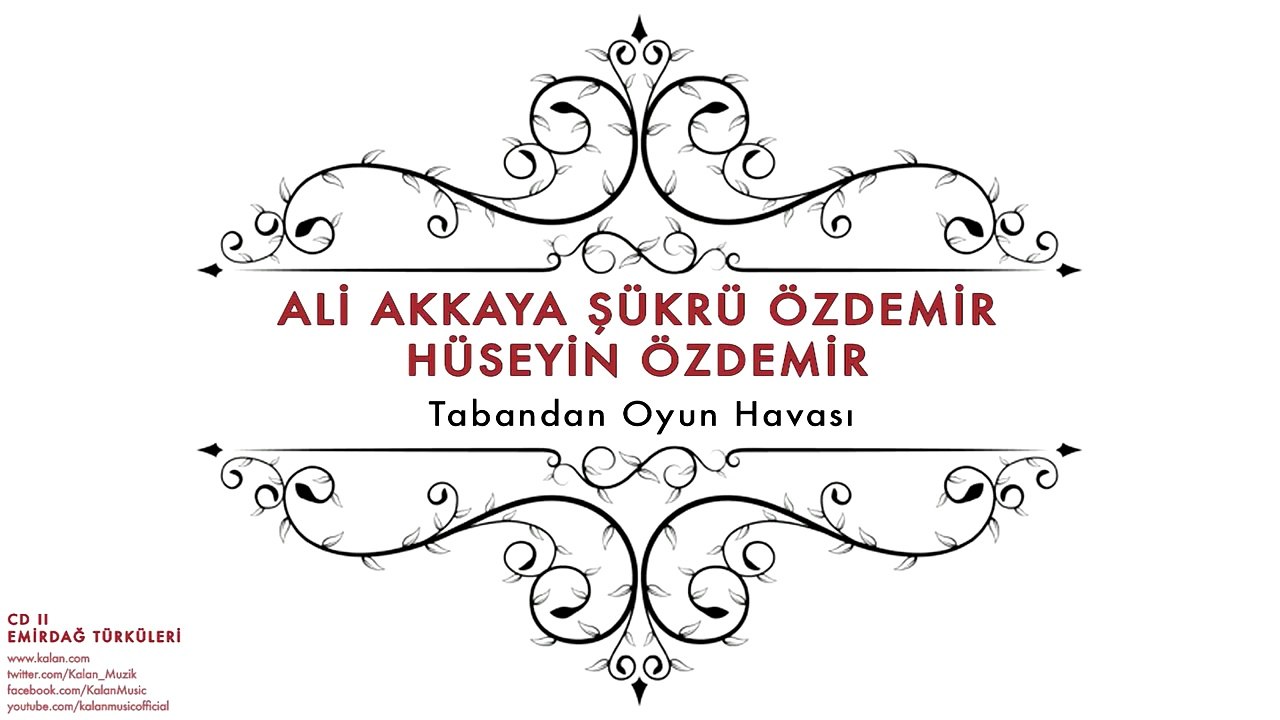 Ali Akkaya & Şükrü Özdemir & Hüseyin Özdemir - Tabandan Oyun Havası [ © 2012 Kalan Müzik ]