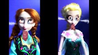 Frozen Dolls Elsa And Anna Playing With Snapchat! Elsa