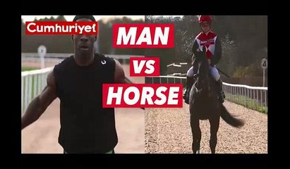 At ile insan yarışırsa ne olur? İşte yanıtı...